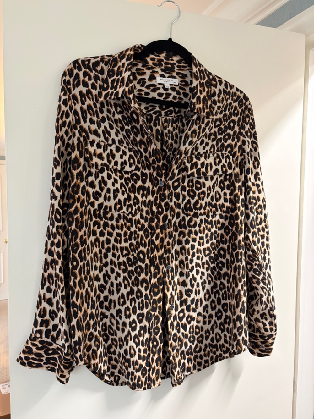 Equipment 100% silk blouse